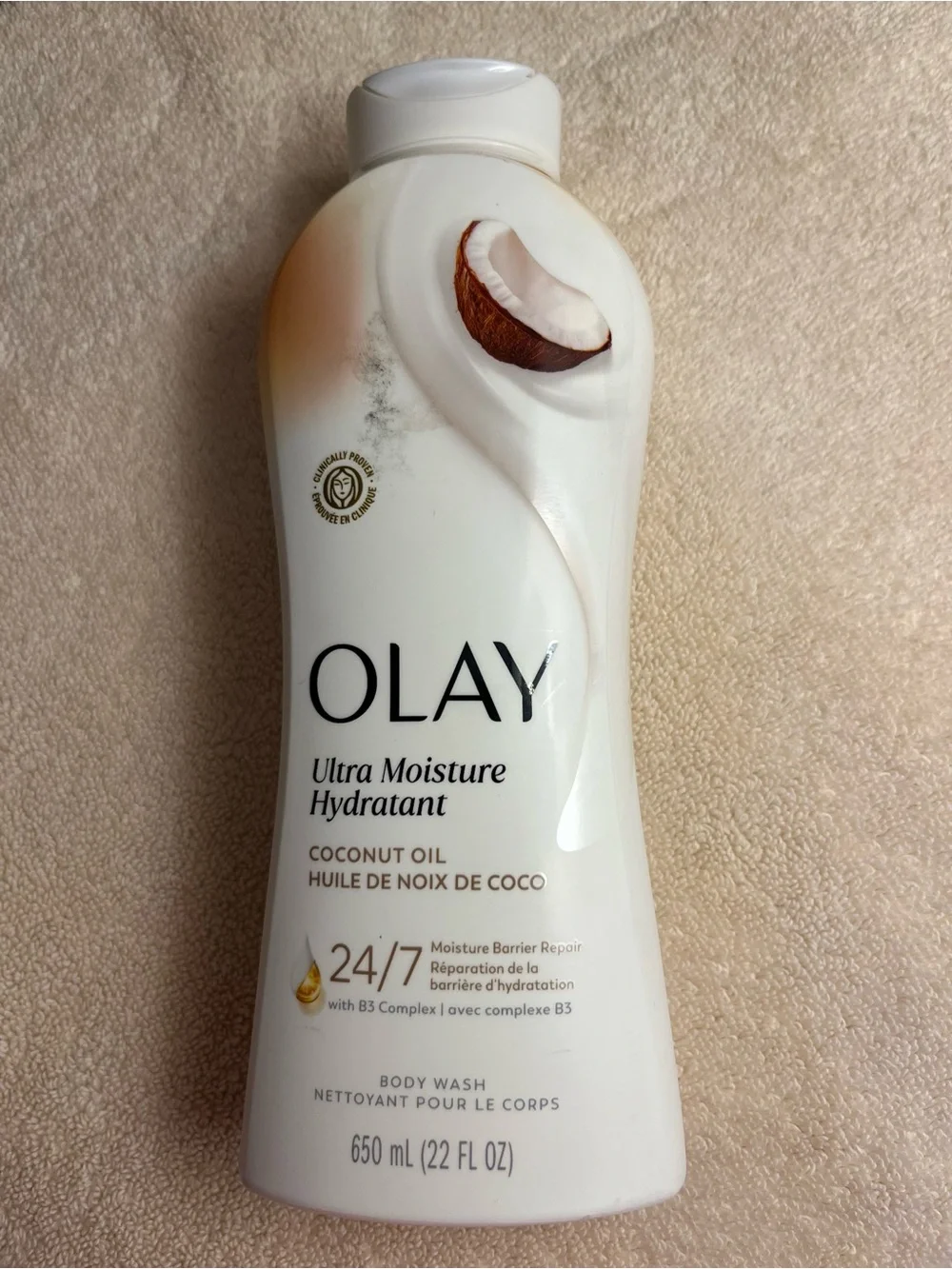 Olay Body Wash 3-Pack Shea Butter/Vitamin E/Coconut Oil Moisture Barrier 22oz
